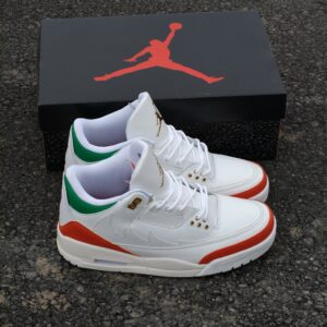 Giày Nike Air Jordan 3 Retro Mexico El Vuelo Trắng Xanh Đỏ Vàng IO1752-100 - Koisneaker