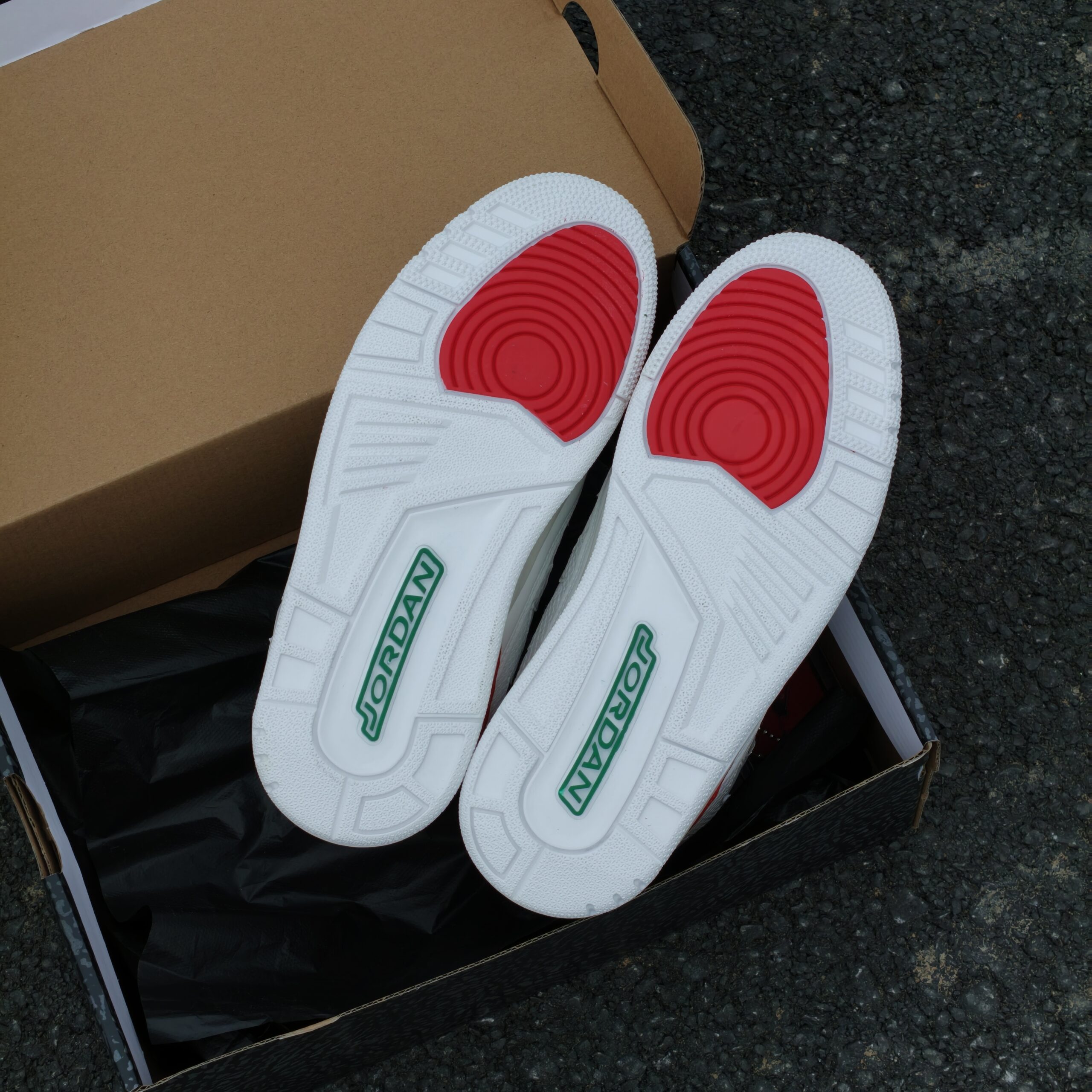 Giày Nike Air Jordan 3 Retro Mexico El Vuelo Trắng Xanh Đỏ Vàng IO1752-100 - Koisneaker - Ảnh 5