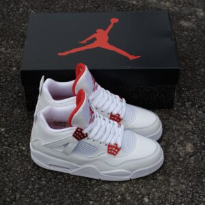 Giày Nike Air Jordan 4 Retro 'Metallic Red' - Koisneaker