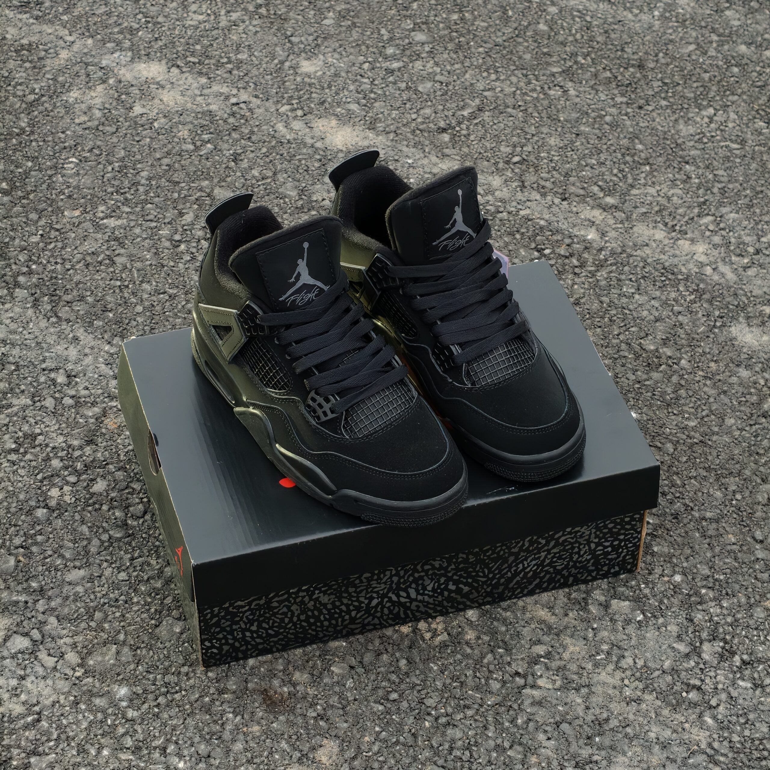 Giày Nike Air Jordan 4 Retro ‘Black Cat’ 2020 - Koisneaker - Ảnh 2