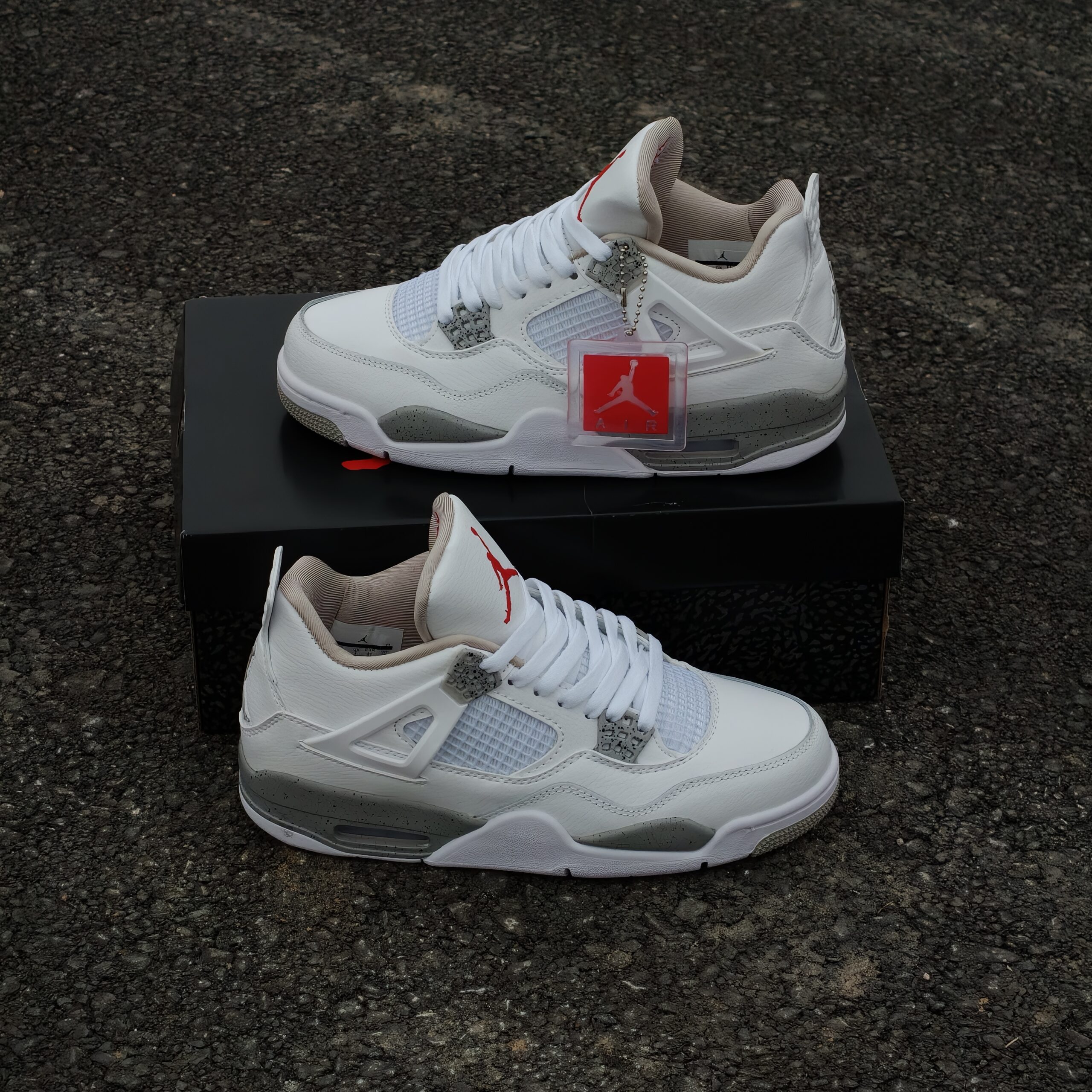 Giày Nike Air Jordan 4 White Oreo 2021 - Ảnh 4