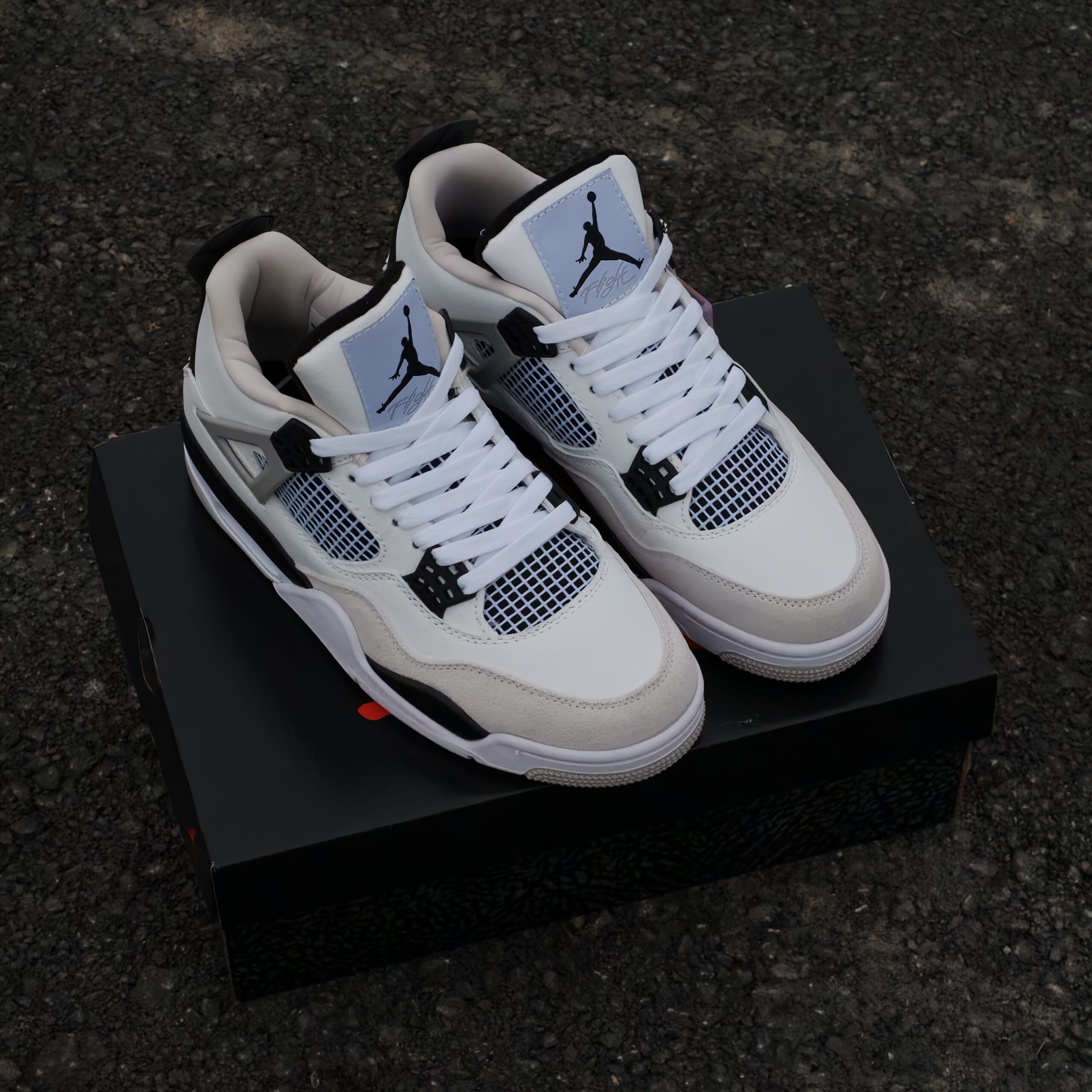 Giày Nike Air Jordan 4 Retro ‘Military Black’ - Koisneaker - Ảnh 3