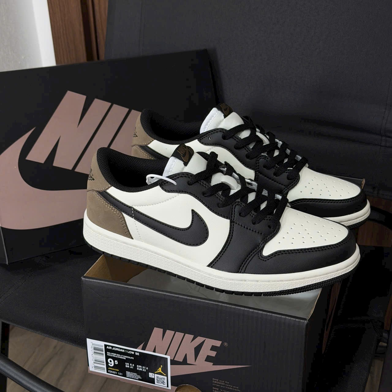 Giày Thể Thao Nike Air Jordan 1 Retro Low OG Mocha - Koisneaker - Ảnh 3