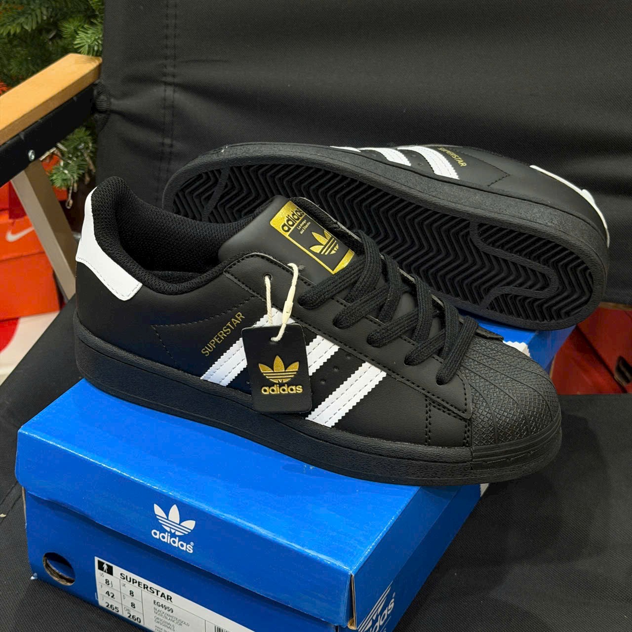 Giày Adidas Superstar Core Black White - Koisneaker - Ảnh 2