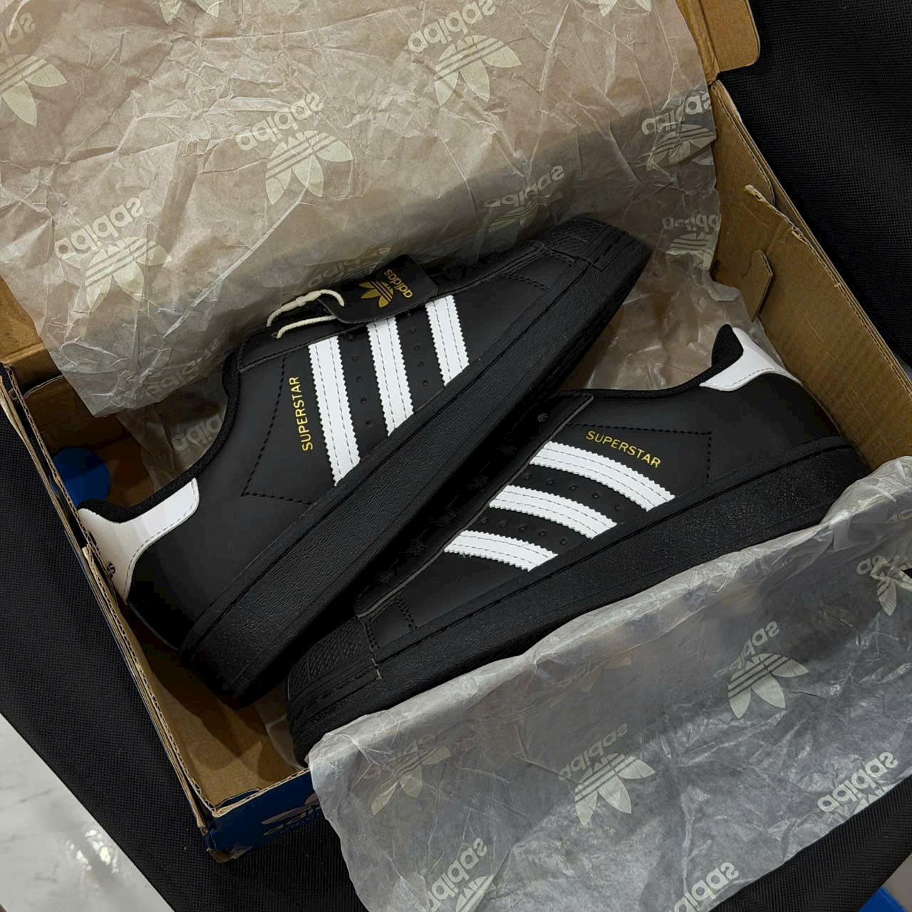 Giày Adidas Superstar Core Black White - Koisneaker - Ảnh 3