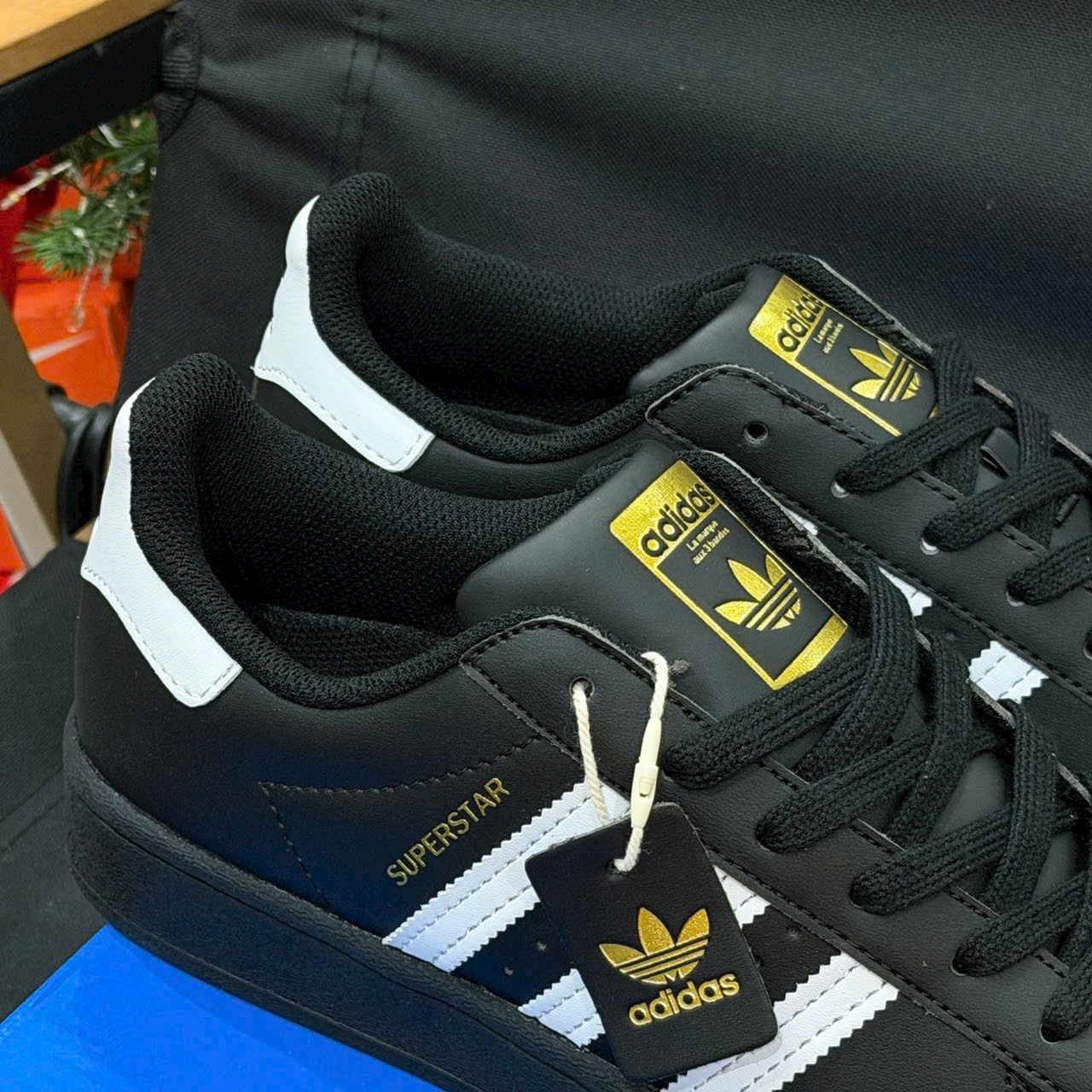 Giày Adidas Superstar Core Black White - Koisneaker - Ảnh 4