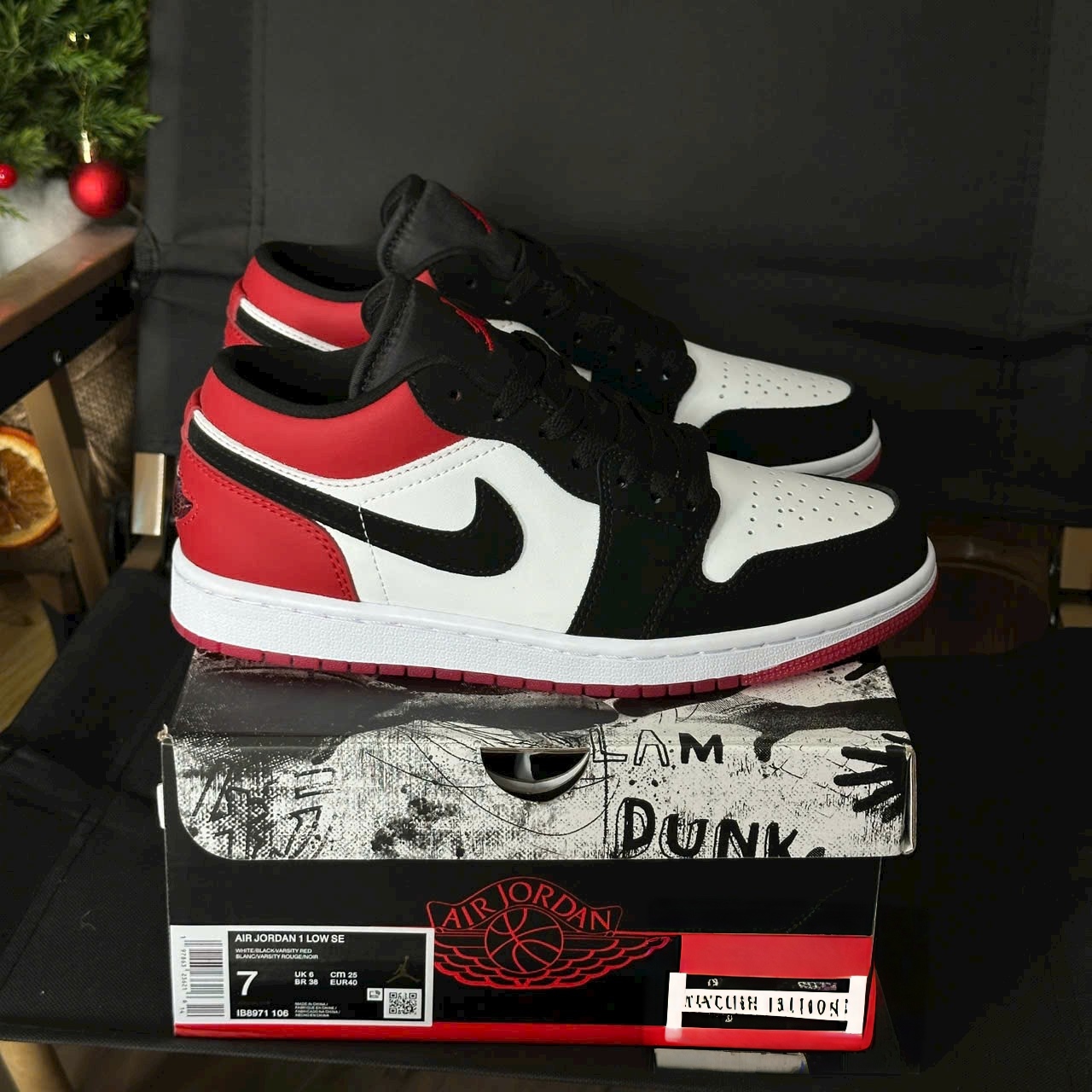 Giày Nike Air Jordan 1 Low SE ‘Black Toe 2025’ - Koisneaker