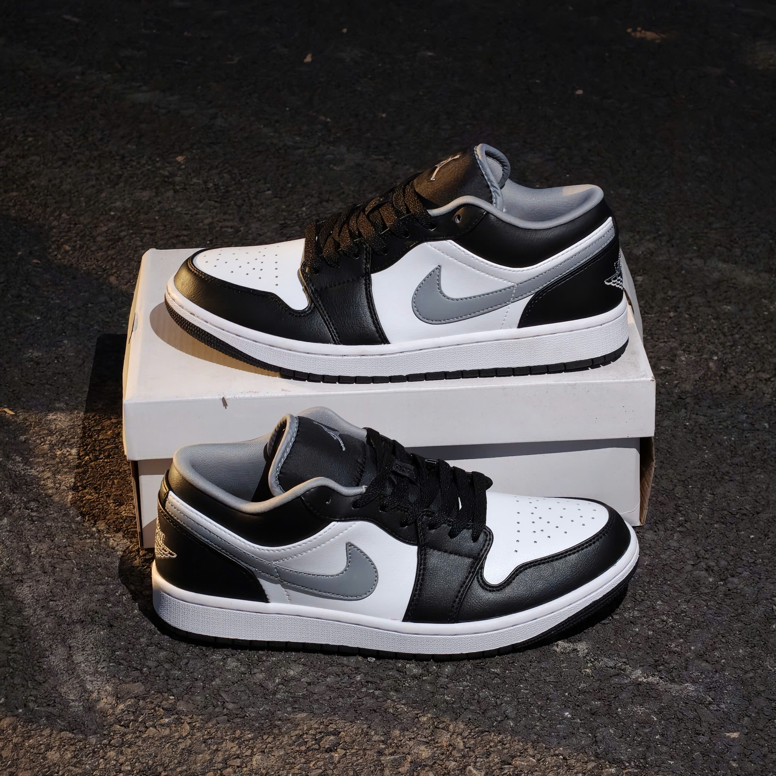 Giày Nike Air Jordan 1 Low Smoke Grey V3 - Koisneaker - Ảnh 2