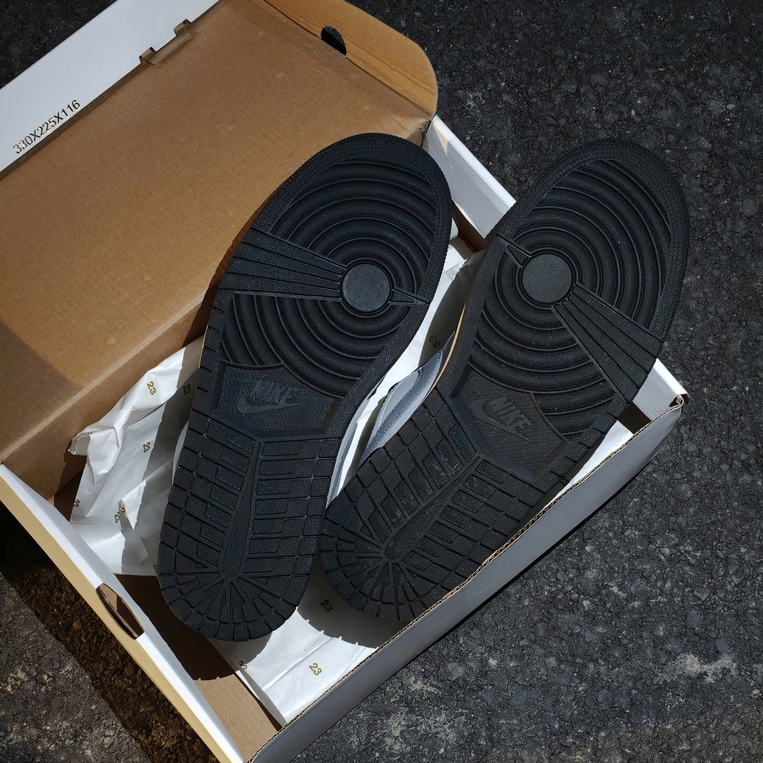 Giày Nike Air Jordan 1 Low Smoke Grey V3 - Koisneaker - Ảnh 5