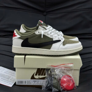 Giày Nike Air Jordan 1 Travis Scott ‘Medium Olive’ - Koisneaker