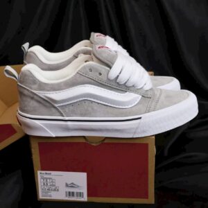 Giày Vans Knu Skool Franchise Gray, Màu Trắng Xám - Koisneaker