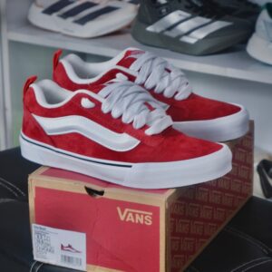 Giày Knu Skool Racing Red, Phối Màu Đỏ Trắng - Koisneaker